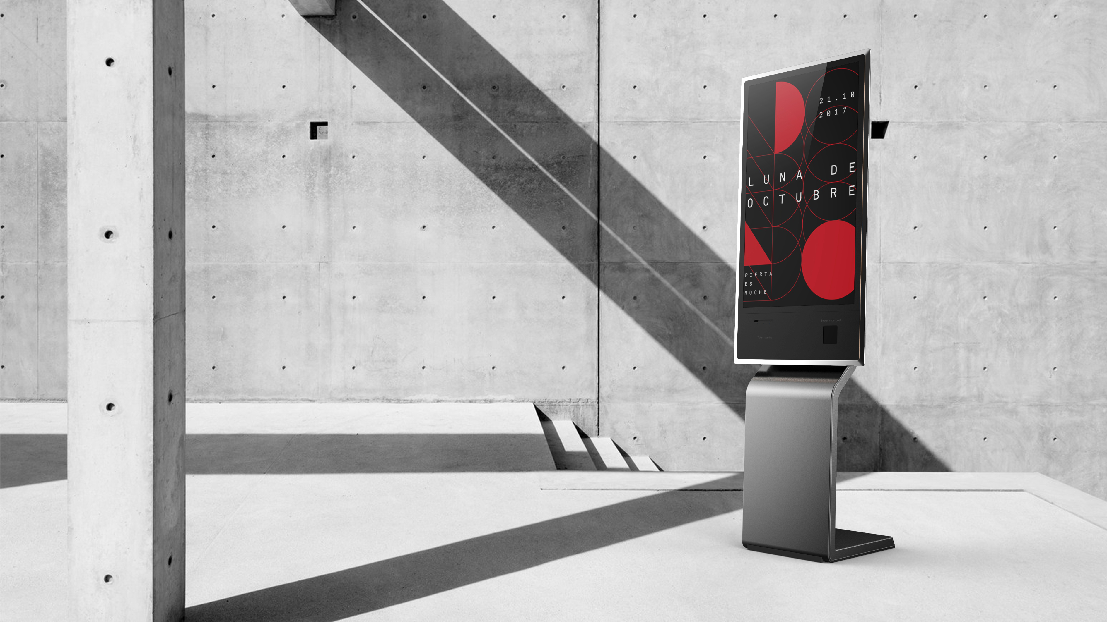 business affairs，monitor，vertical，Wall hanging，display，screen，Advertising machine，