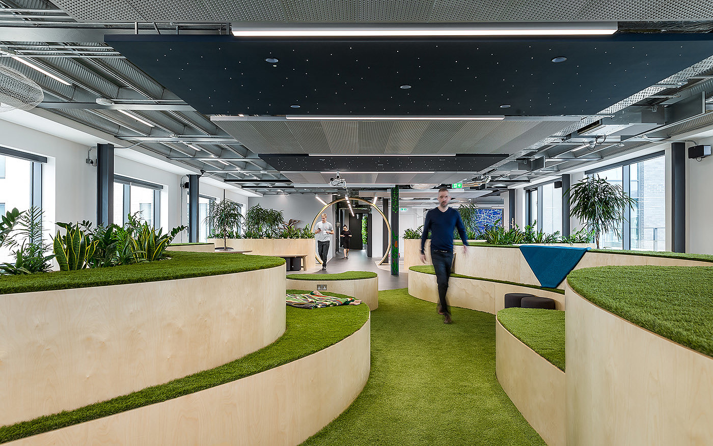 public space ，Interior design，office space ，