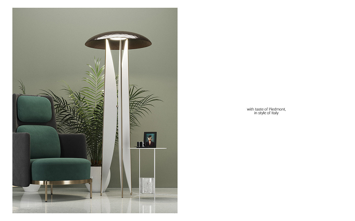 Tartufi Lamp，Floor lamp，Mushroom lamp，