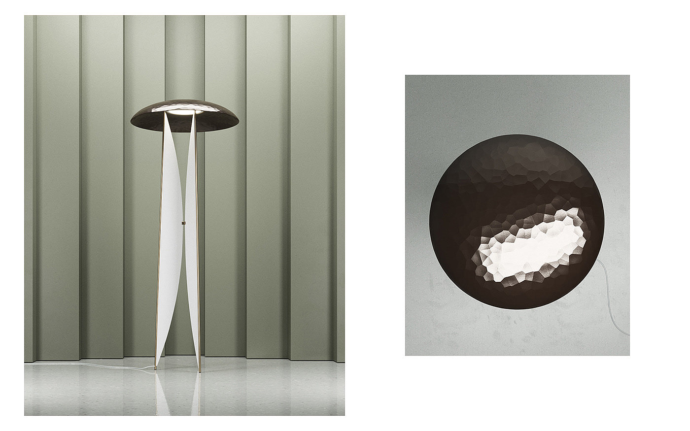 Tartufi Lamp，Floor lamp，Mushroom lamp，