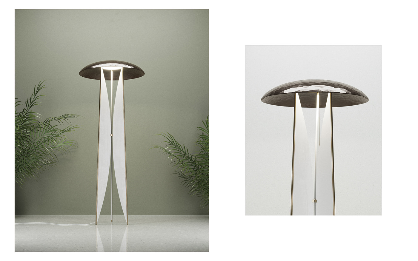Tartufi Lamp，Floor lamp，Mushroom lamp，