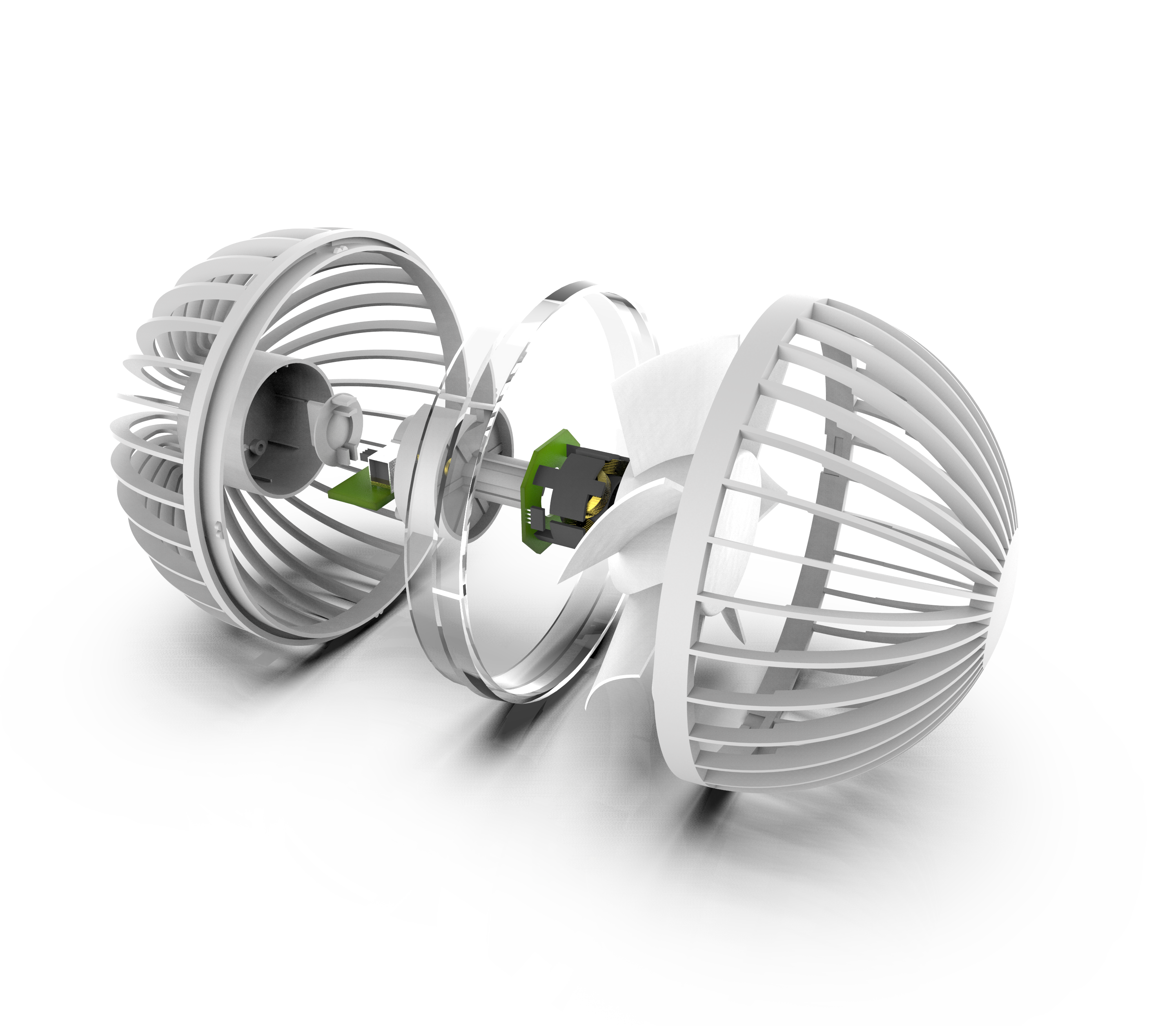 electric fan，Explosion diagram，