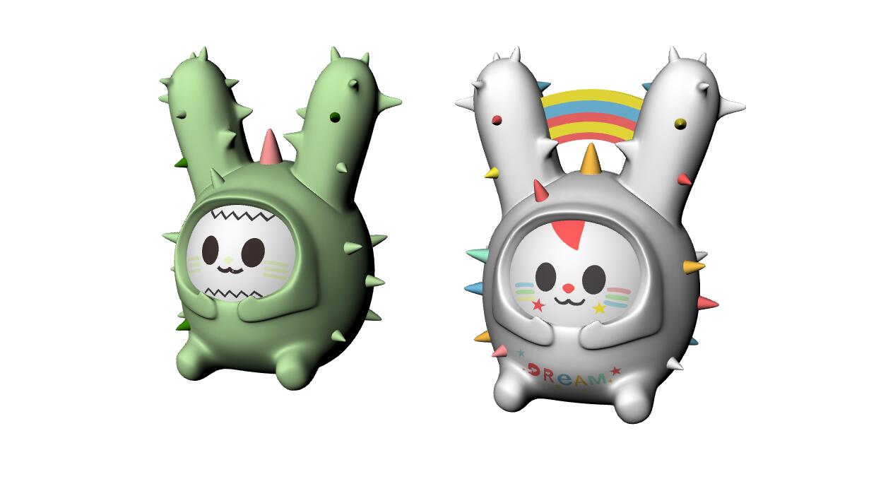 Rice elephant Education，T-splines，rhino，Render，