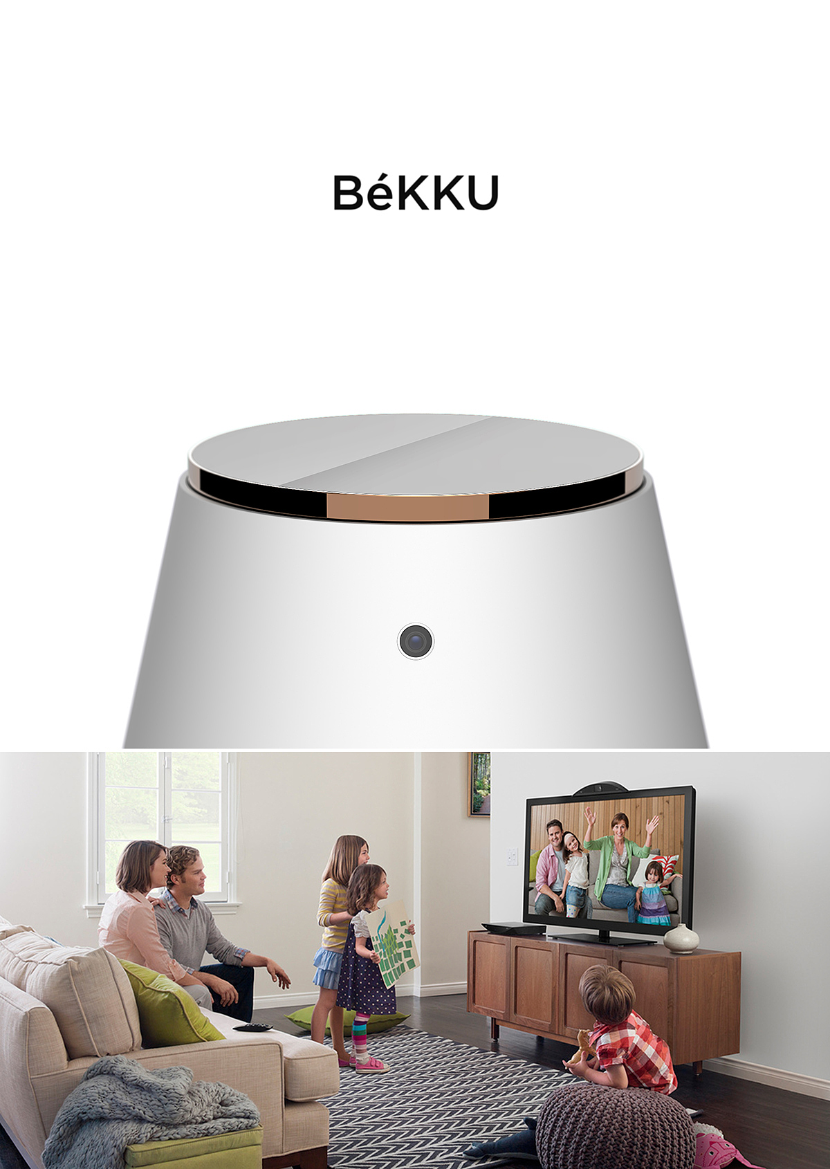 békku，家用机器人，远程交流，