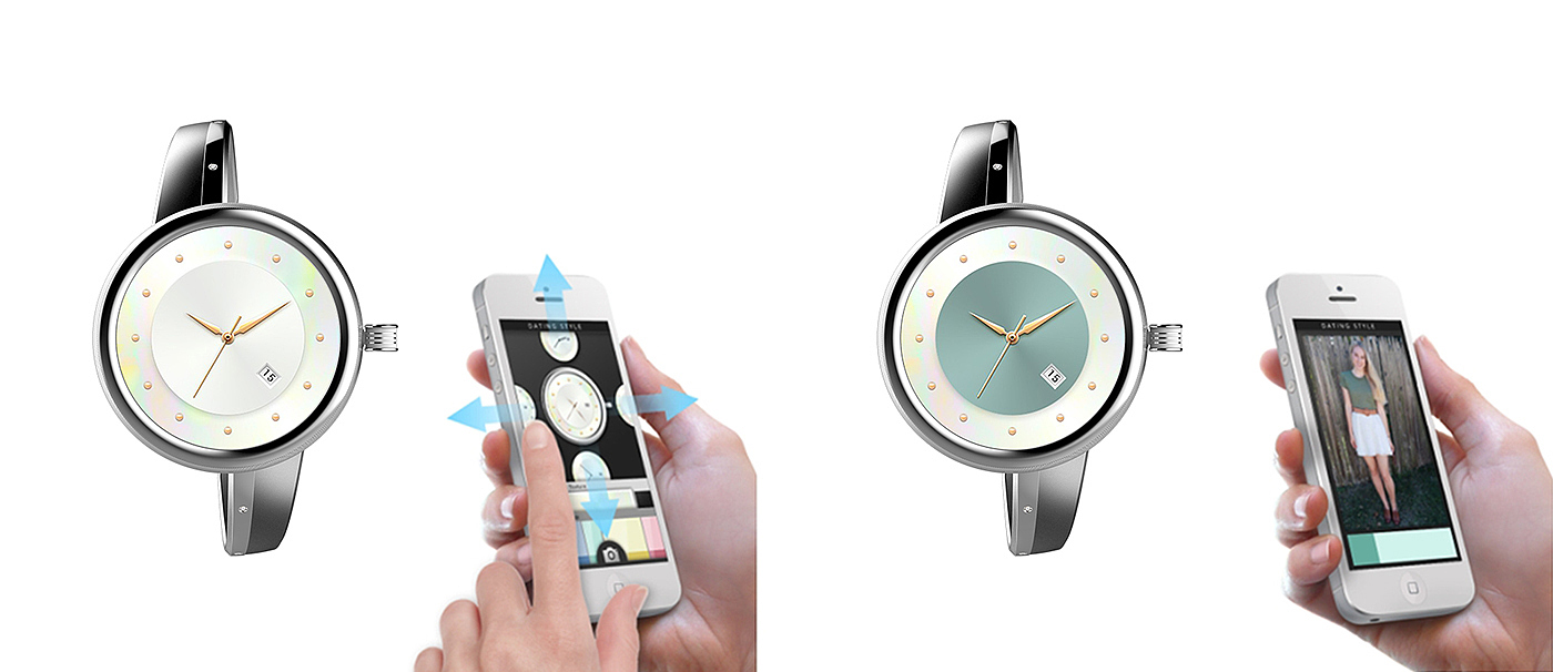 Android Wear Watch，智能手表，金属，