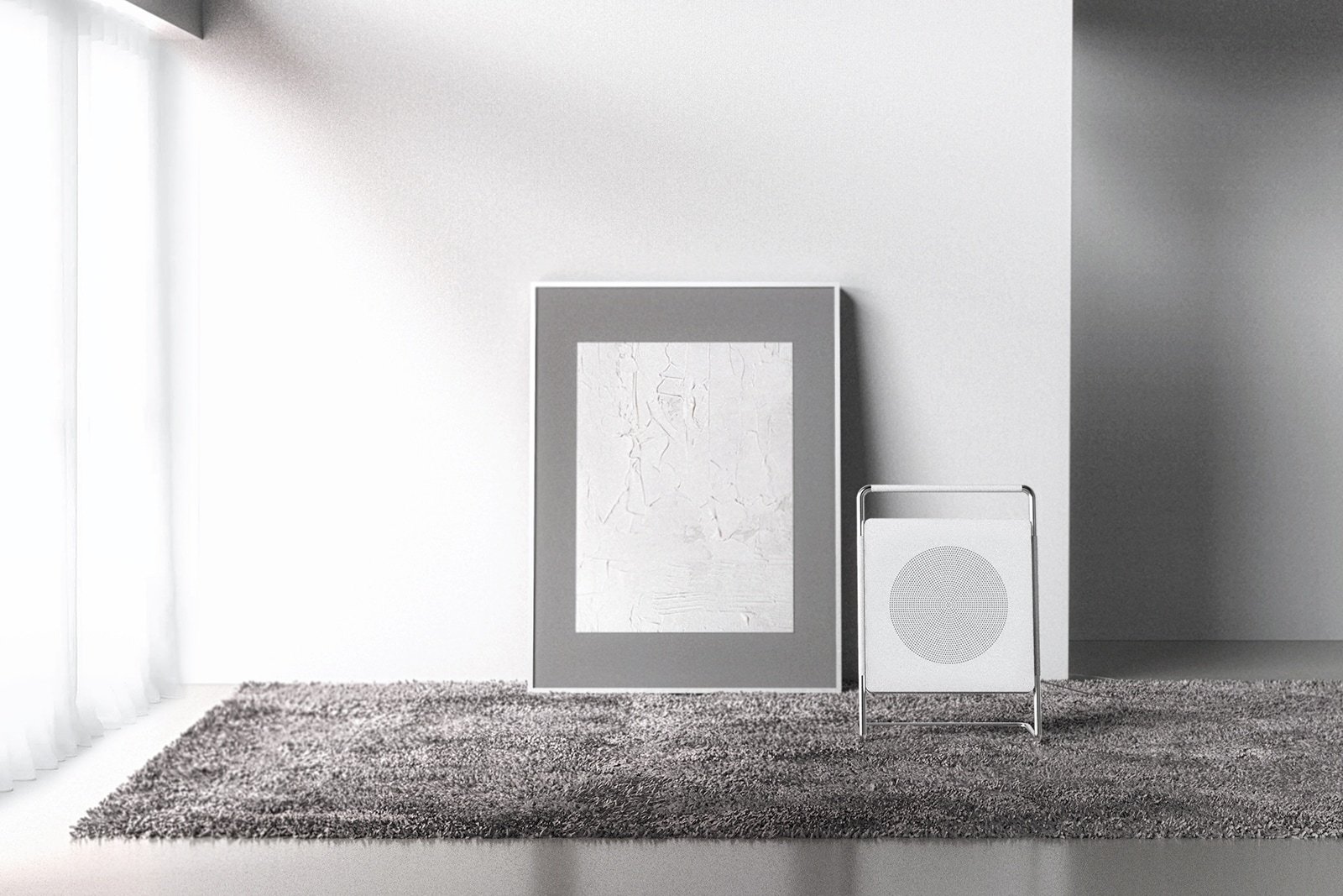 industrial design，Loudspeaker，speaker，Canvas speaker，