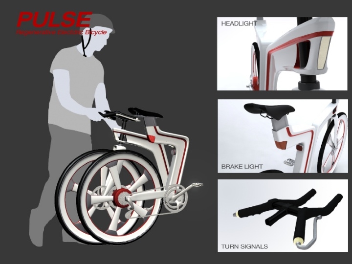 Bicycle，vehicle，Display Board，design sketch，