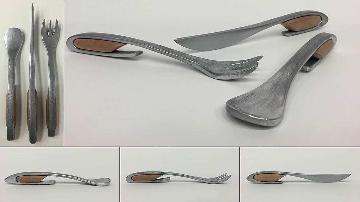 tableware，product design，industrial design，knife，fork，spoon，