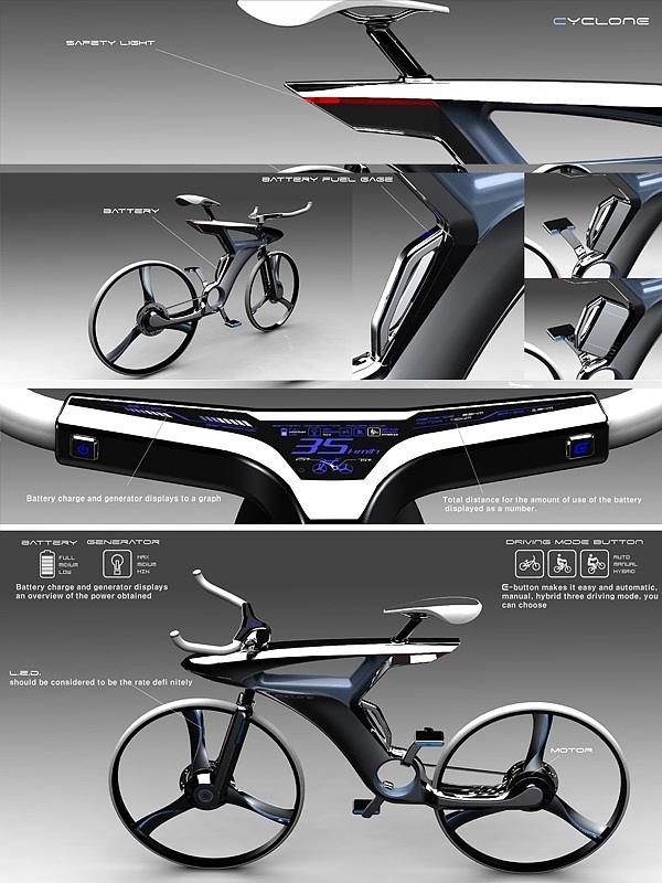 Bicycle，vehicle，Display Board，design sketch，