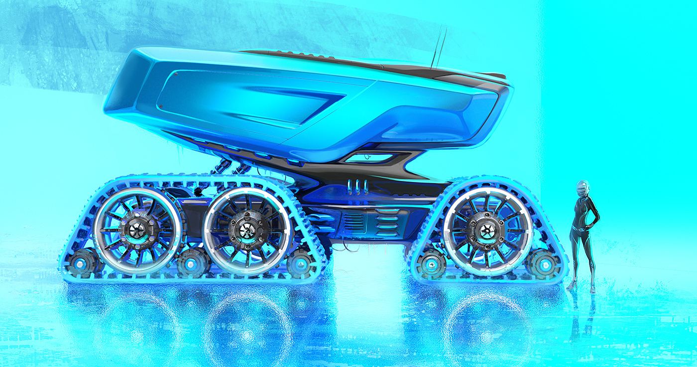vehicle，truck，Armored car，future，concept，