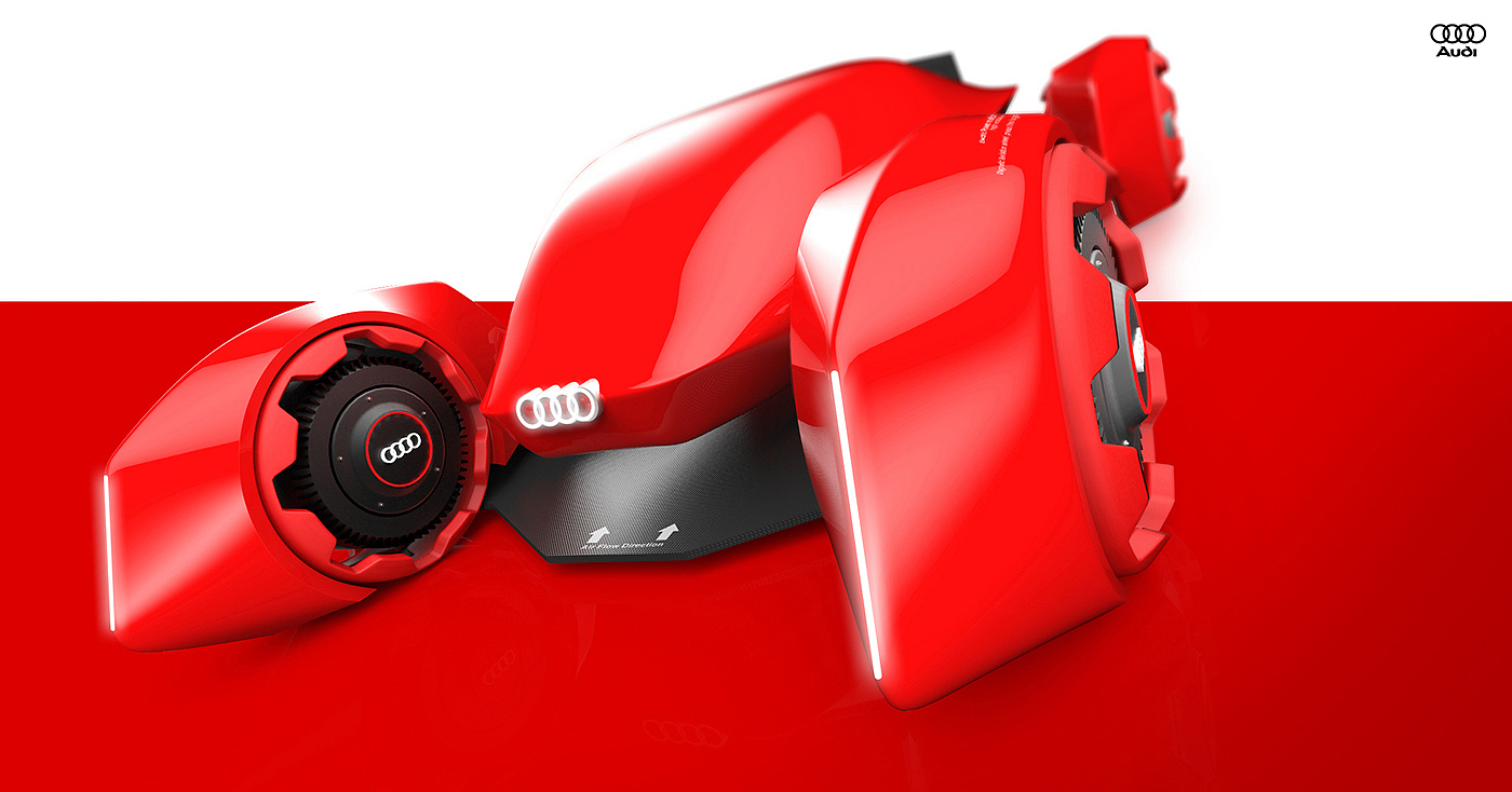 racing，Concept Car，audi，industrial design，Automatic design，