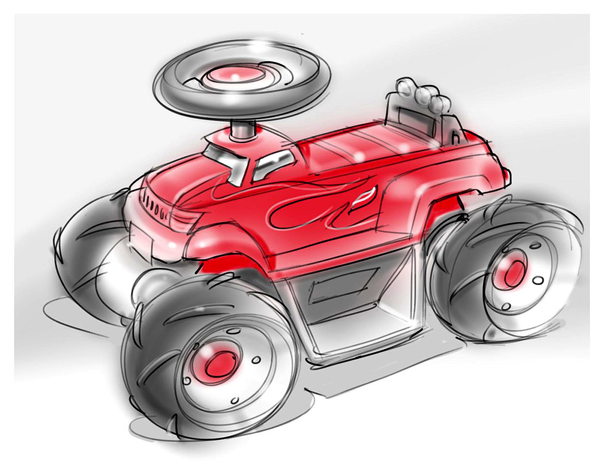 Toy car，children，Toy design，industrial design，product design，