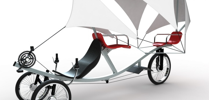 Bicycle，vehicle，Display Board，design sketch，