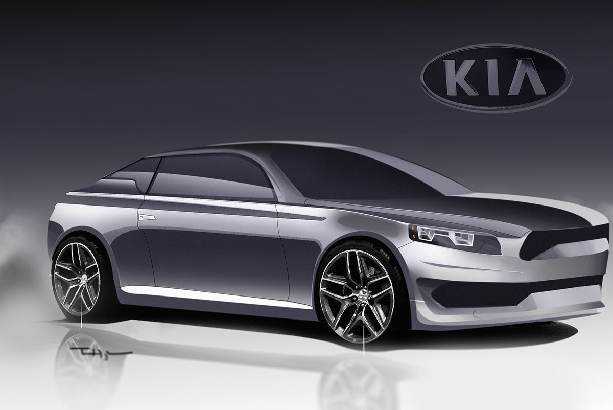 Automatic design，automobile，Hand drawn，Render，industrial design，