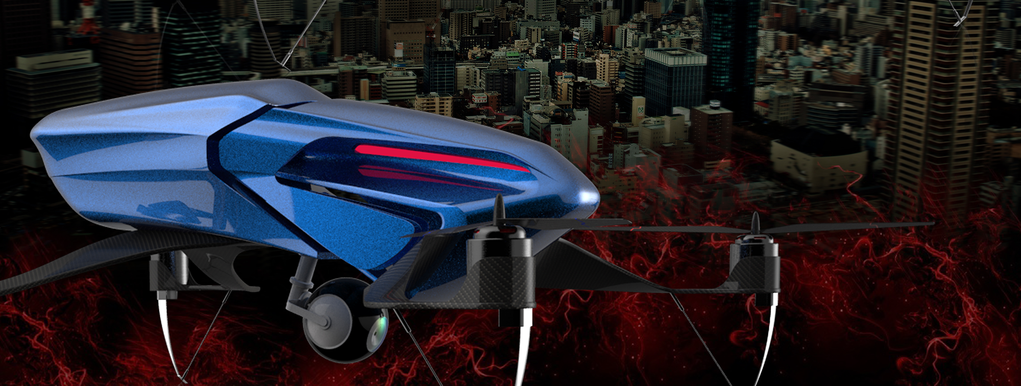 Design，Aerocraft，bionics，UAV，Four rotor，