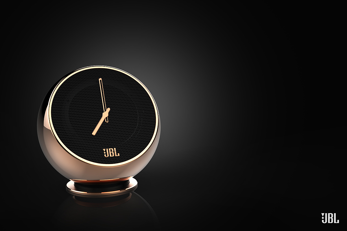 Combination of clock and loudspeaker，intelligence，novel，Mellow，