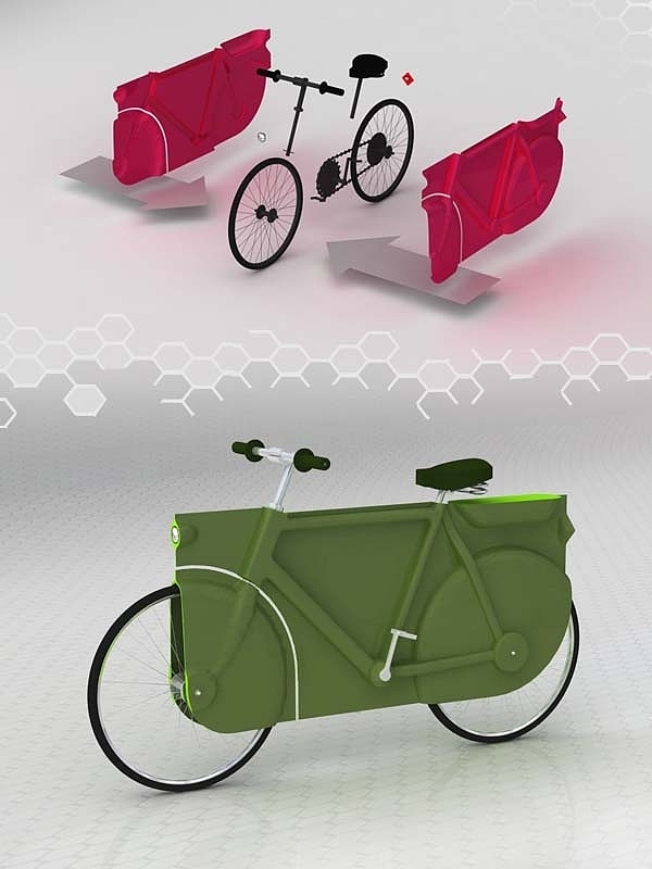 Bicycle，vehicle，Display Board，design sketch，