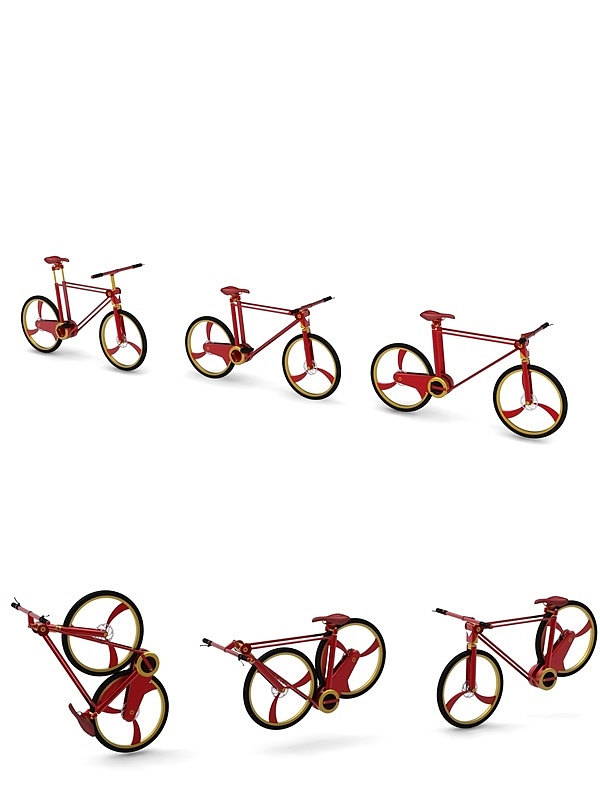 Bicycle，vehicle，Display Board，design sketch，