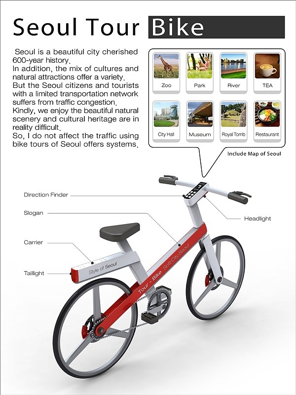 Bicycle，vehicle，Display Board，design sketch，