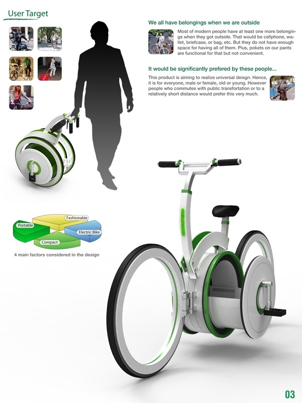 Bicycle design，Display Board，design sketch，