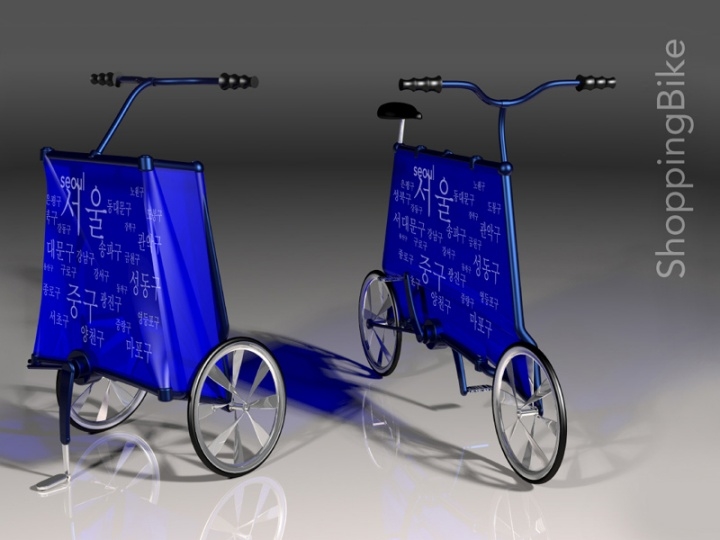 Bicycle design，Display Board，design sketch，