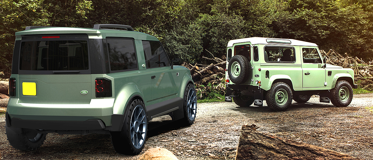 Land Rover，automobile，industrial design，defender，cross-country，