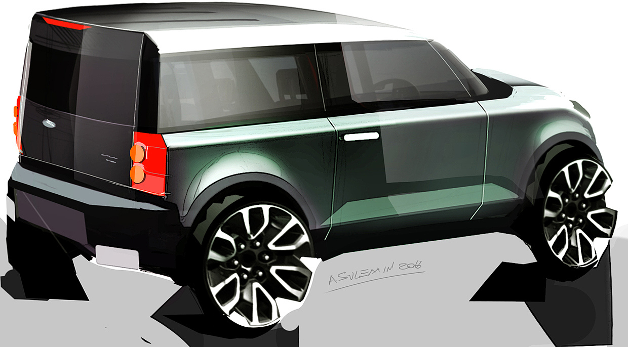 Land Rover，automobile，industrial design，defender，cross-country，