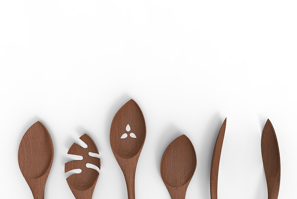 tableware，Leaf shape，industrial design，product design，wood，