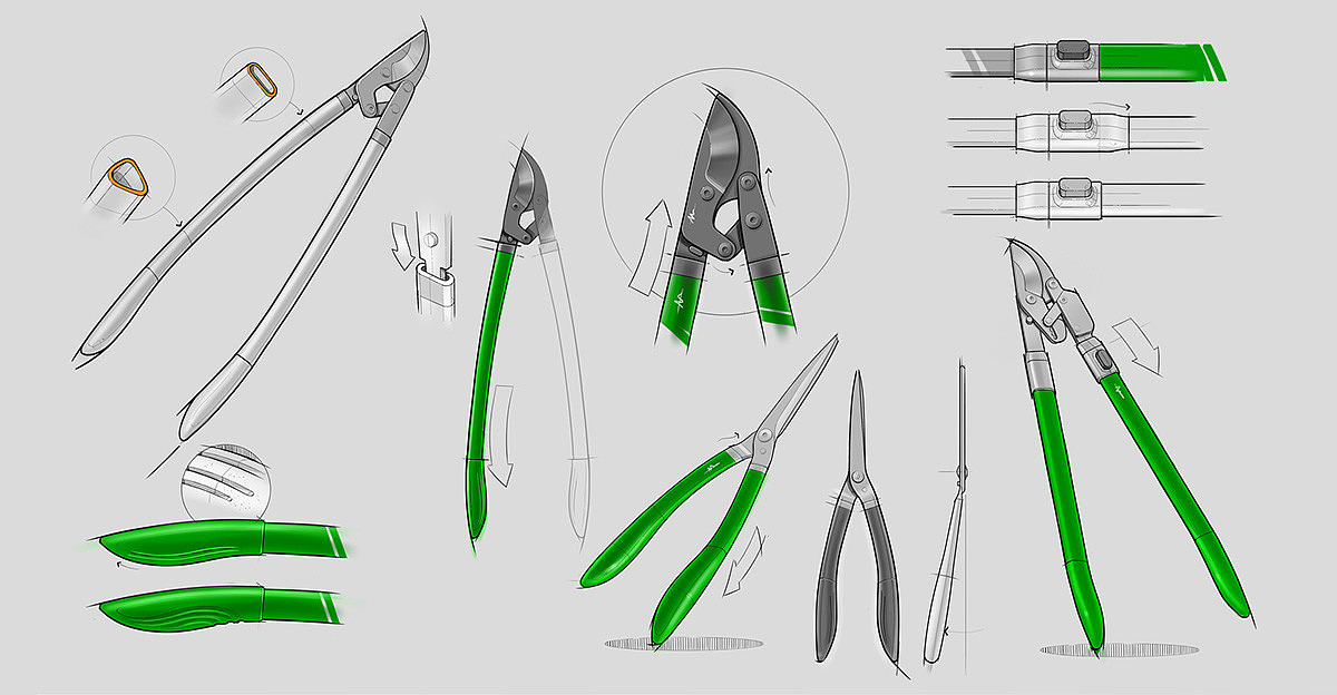 修枝剪，省力，便捷，工具，产品设计，
