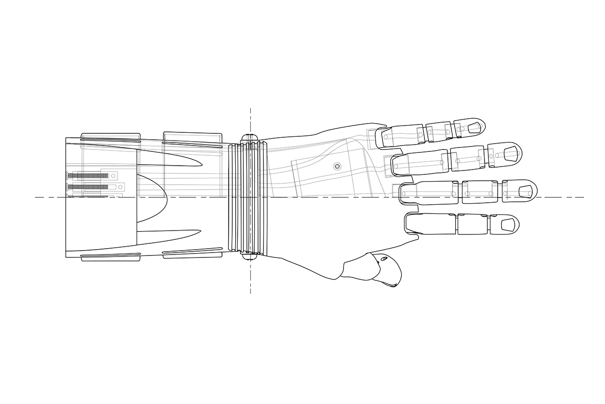 medical，Artificial hand，anthropomorphic ，industrial design，product design，