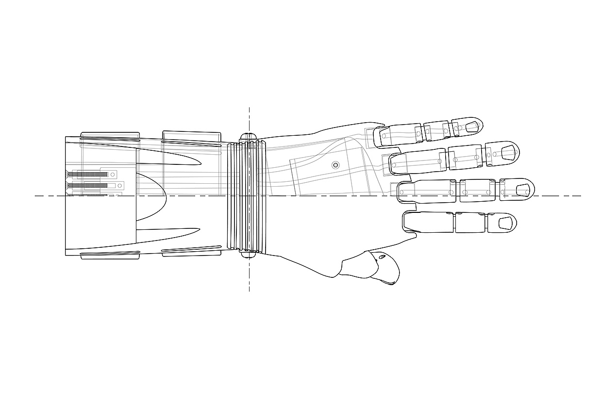 medical，Artificial hand，anthropomorphic ，industrial design，product design，