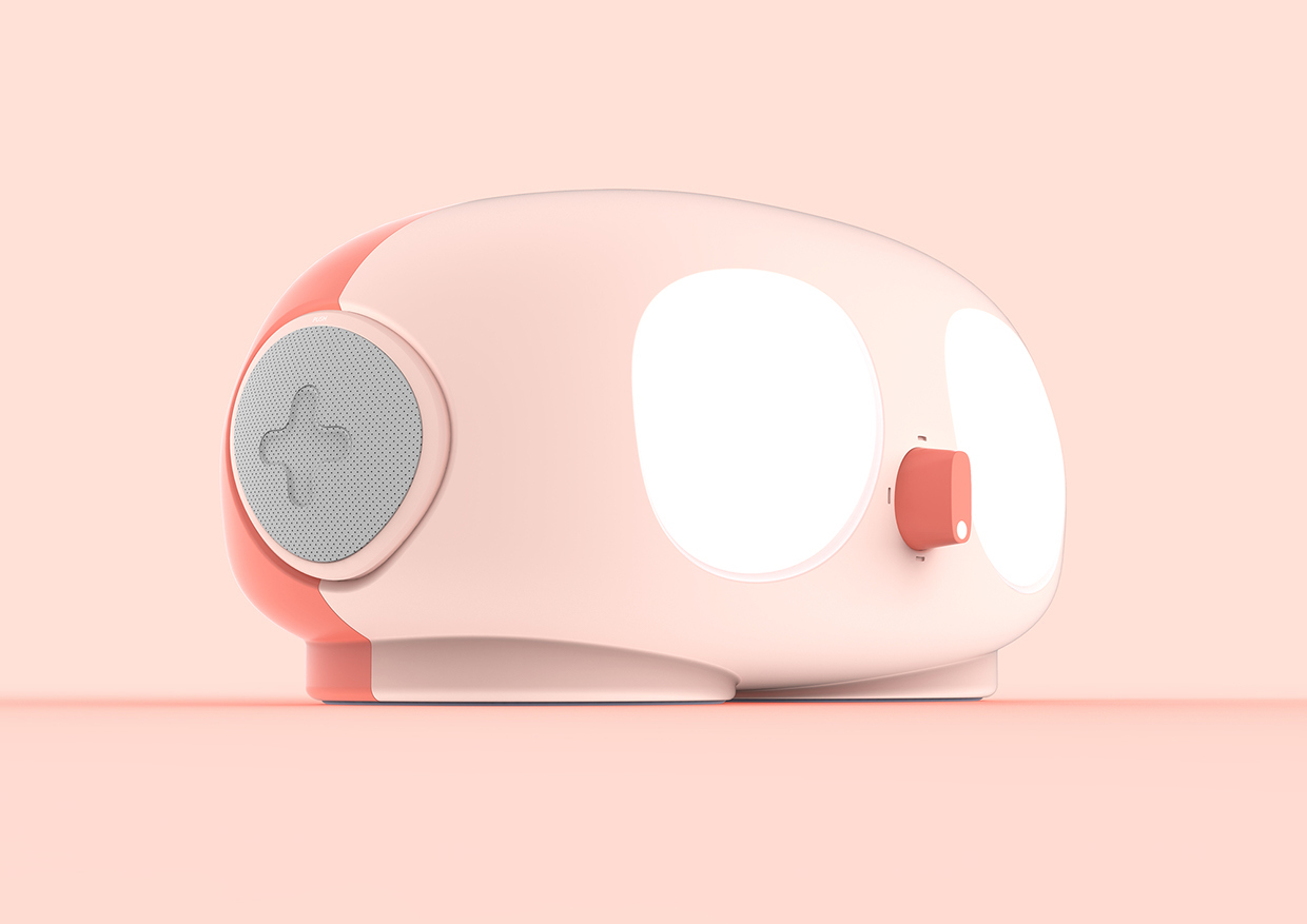 sleep，Desk lamp，loudspeaker box，industrial design，product design，