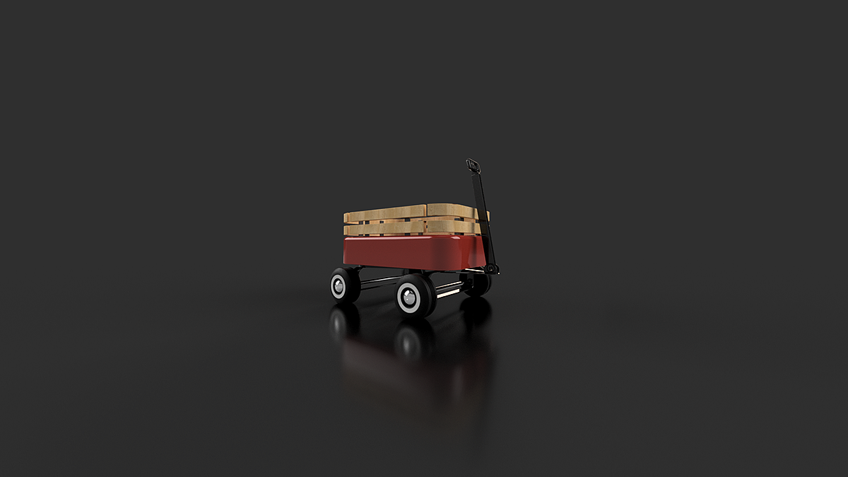 woodiness，delicate，Red metal，lithe，wheelbarrow，