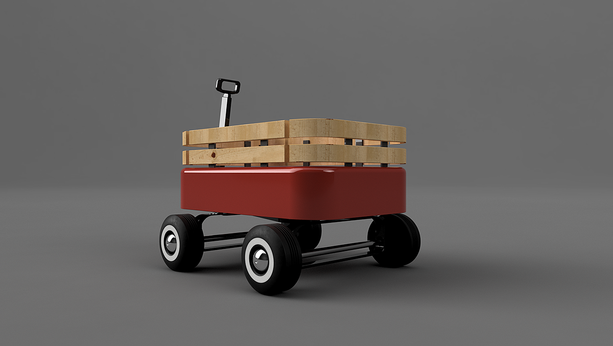 woodiness，delicate，Red metal，lithe，wheelbarrow，