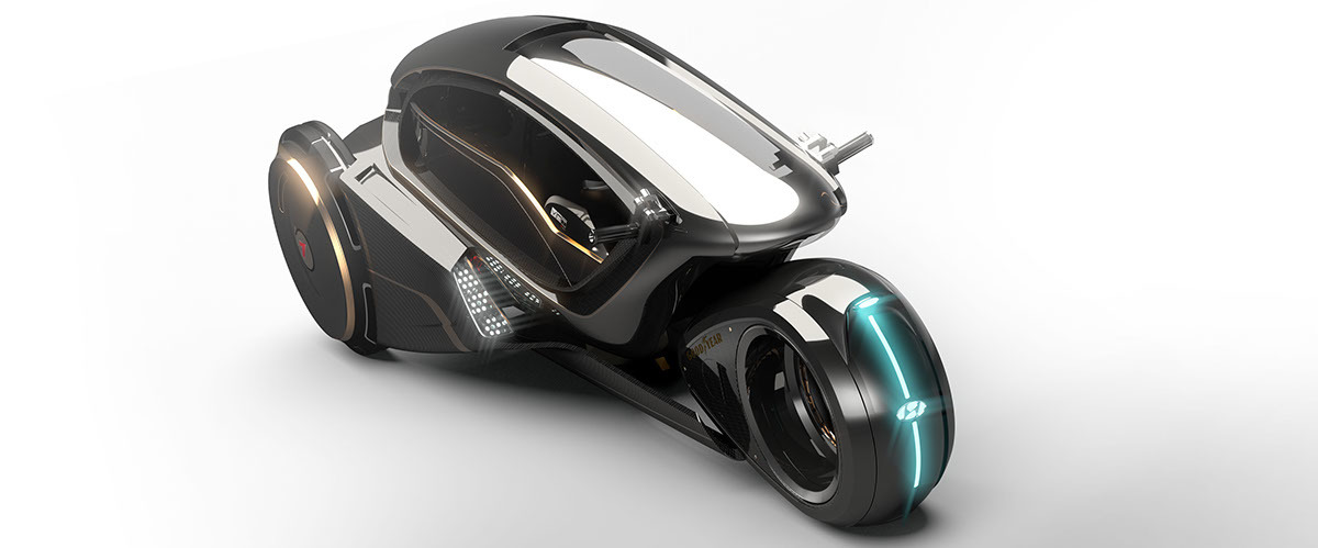 Automatic design，personal，Automobile design，city，Render，