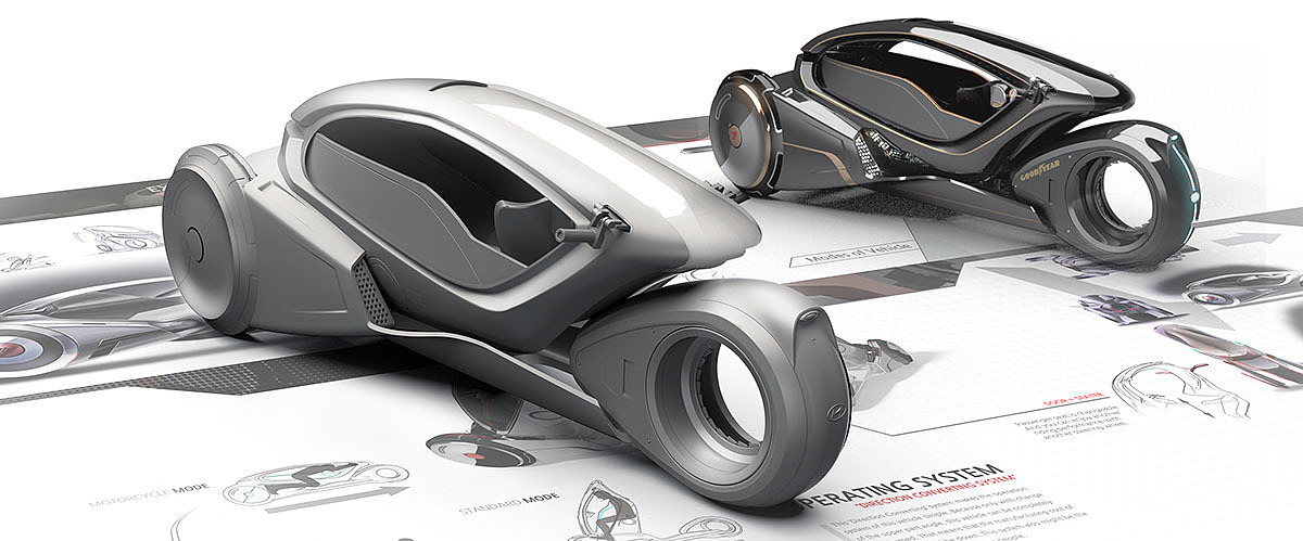 Automatic design，personal，Automobile design，city，Render，