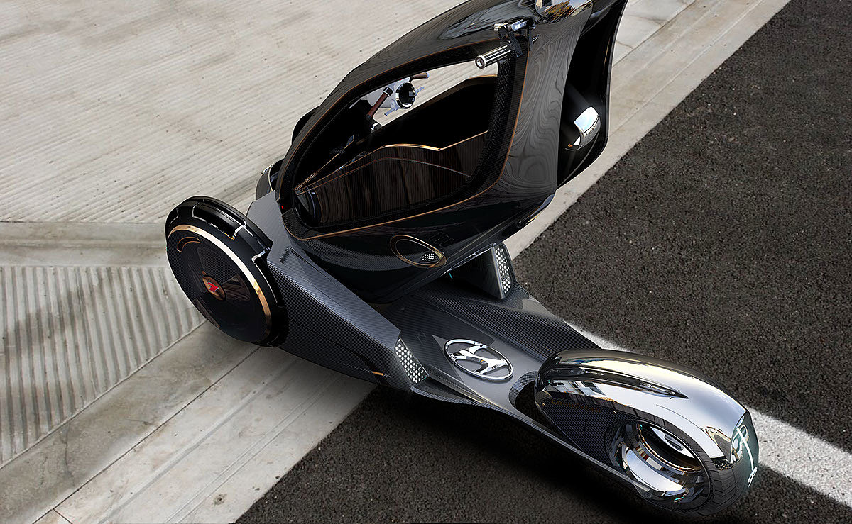Automatic design，personal，Automobile design，city，Render，
