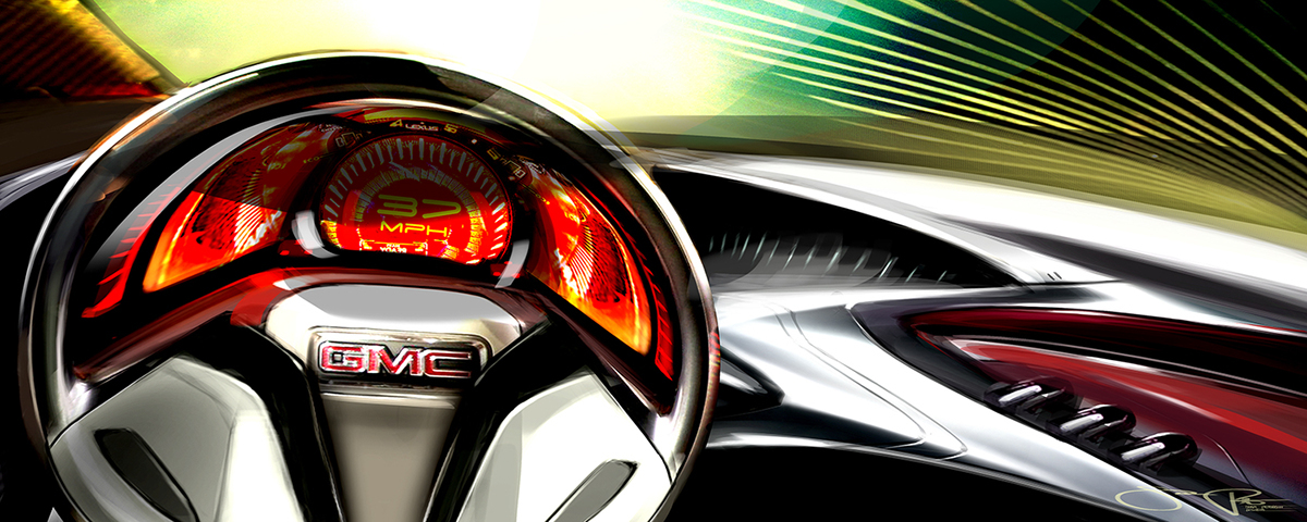 Automatic design，Hand drawn，Render，Interior，Visual design，