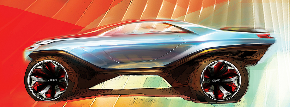 Automatic design，Hand drawn，Render，Interior，Visual design，