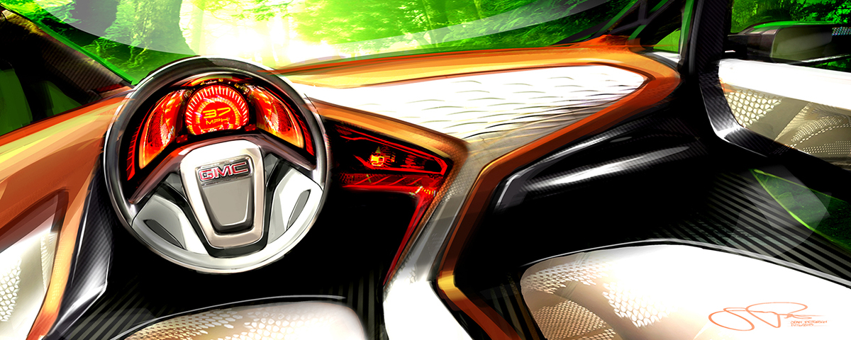 Automatic design，Hand drawn，Render，Interior，Visual design，