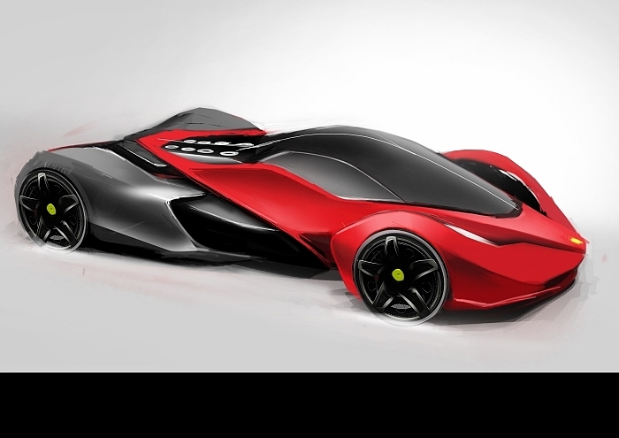 Ferrari，two thousand and eleven，Concept car design，vehicle，
