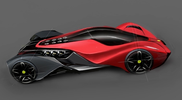 Ferrari，two thousand and eleven，Concept car design，vehicle，
