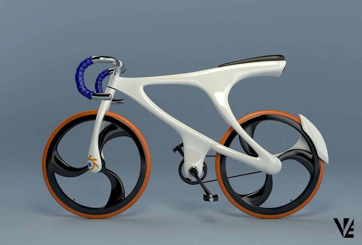 blenderbicyle公路自行车设计