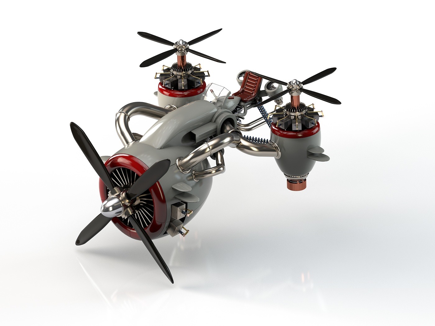 Mechanics，Sense of science and technology，3d，future，Cool，