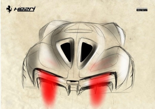 Ferrari，two thousand and eleven，Concept car design，vehicle，