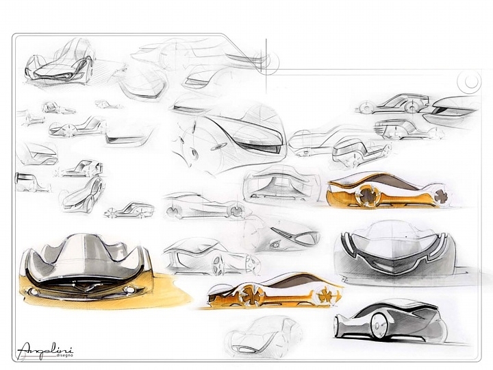 法拉利，2011，概念车设计，交通工具，