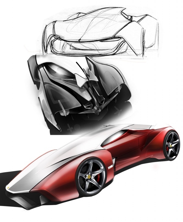 Ferrari，two thousand and eleven，Concept car design，vehicle，