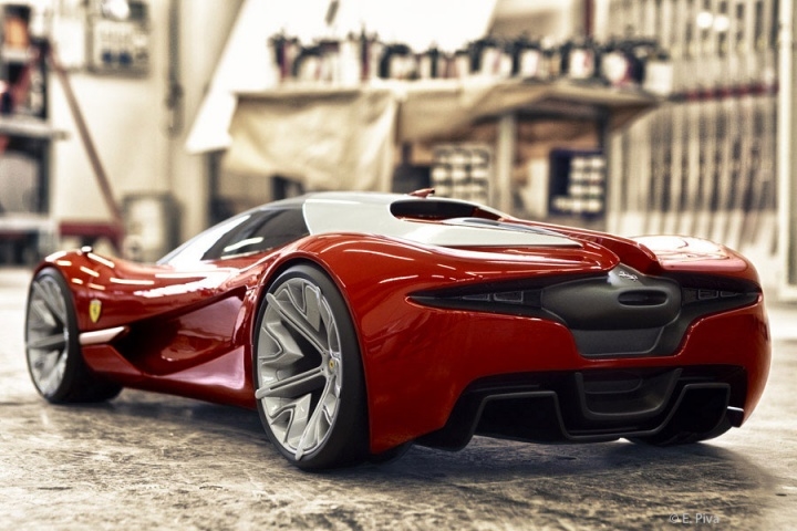 Ferrari，two thousand and eleven，Concept car design，vehicle，