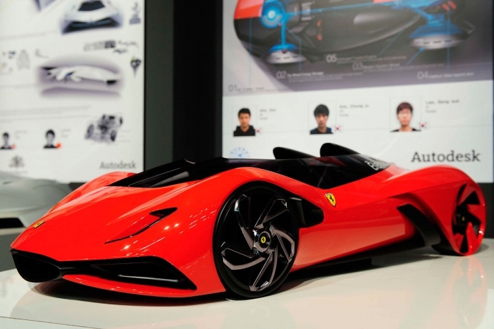 Ferrari，two thousand and eleven，Concept car design，vehicle，