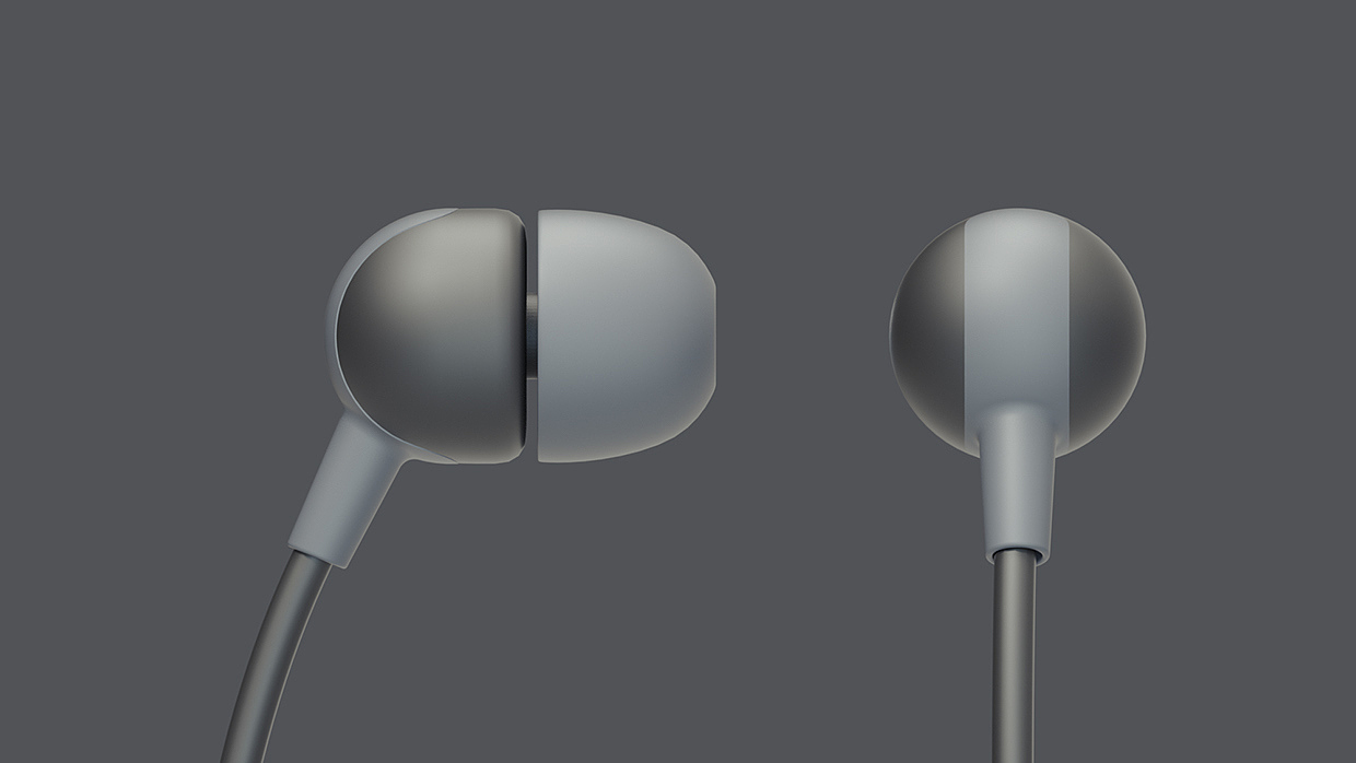 In ear，colourful，product design，industrial design，headset，